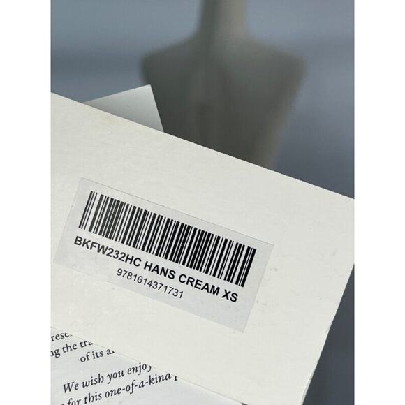 CHUFY Sz XS Hans Cream Fair Isle Pullover Fringe Turtleneck Sweater NWT Alpaca - Picture 6 of 11